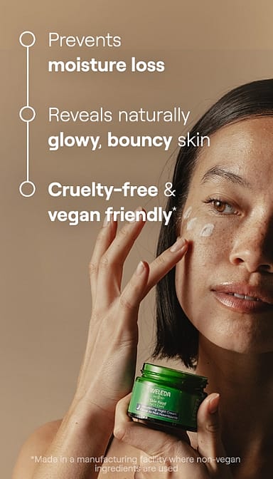alimento de la piel el cuidado de la cara nutritiva crema de noche weleda para el cuidado facial - weleda