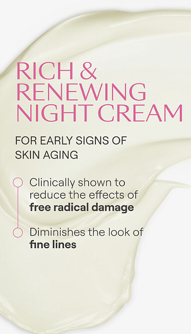 alisando crema de noche con rosa salvaje y té blanco - weleda
