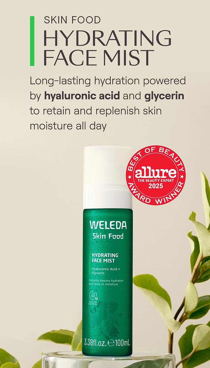 alimento de la piel facial hidratante de la niebla - weleda