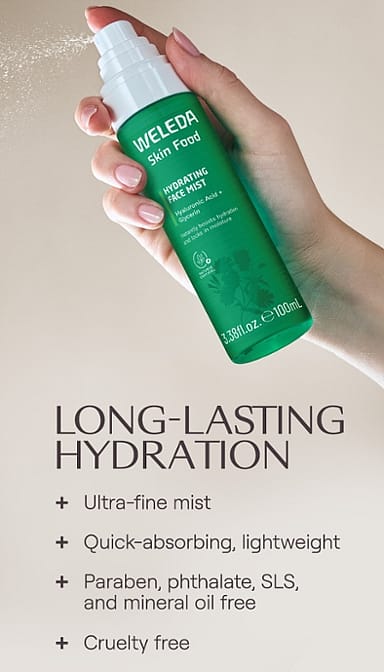 alimento de la piel facial hidratante de la niebla - weleda